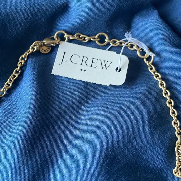 NWT J. Crew Neon Opal Iridescent Rhinestone Crystal Cluster Statement Necklace - Picture 4 of 5